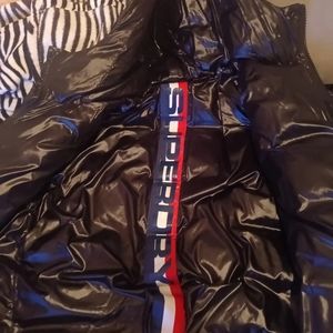 Super dry Black Bubble coat size:M